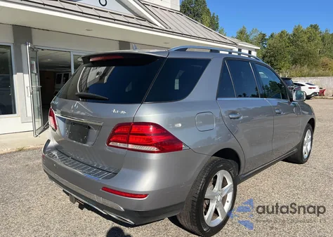 2016 Mercedes-Benz Gle 350 4Matic z USA, uszkodzony, nr VIN 4JGDA5HB0GA710677